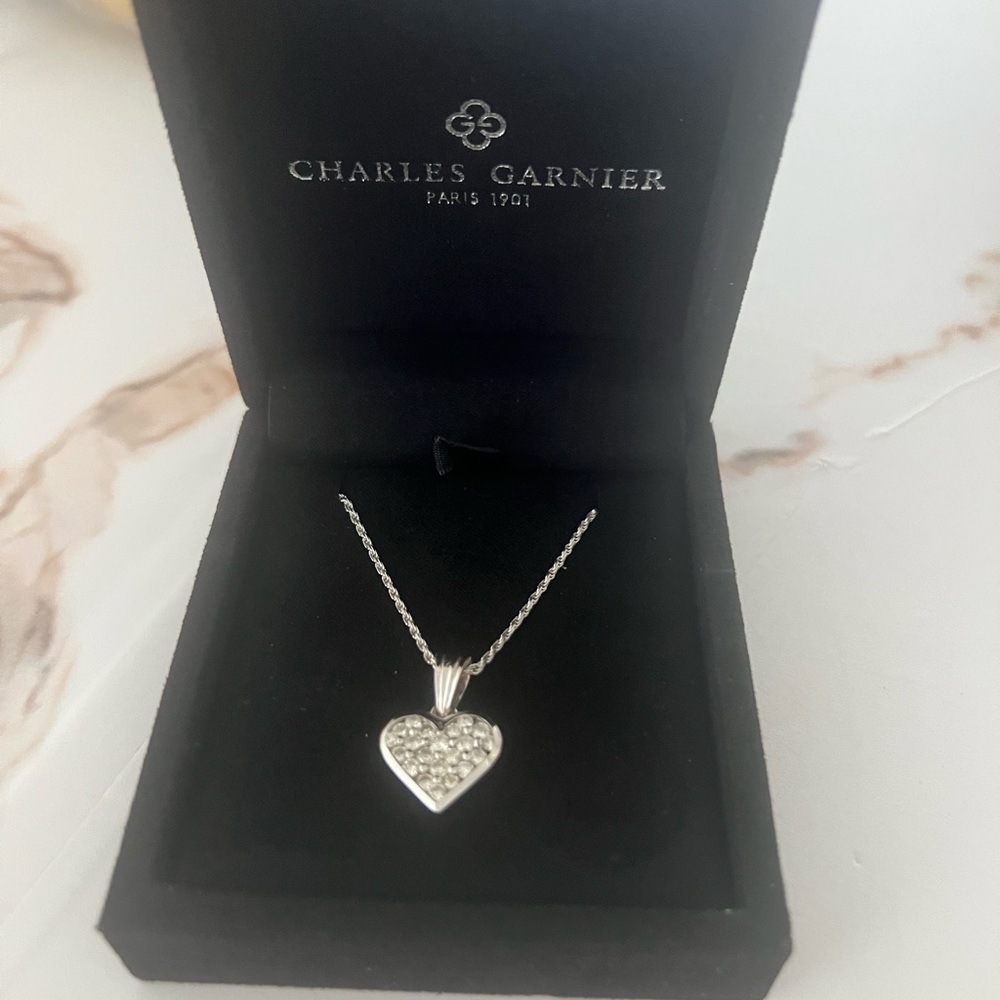Diamond heart necklace